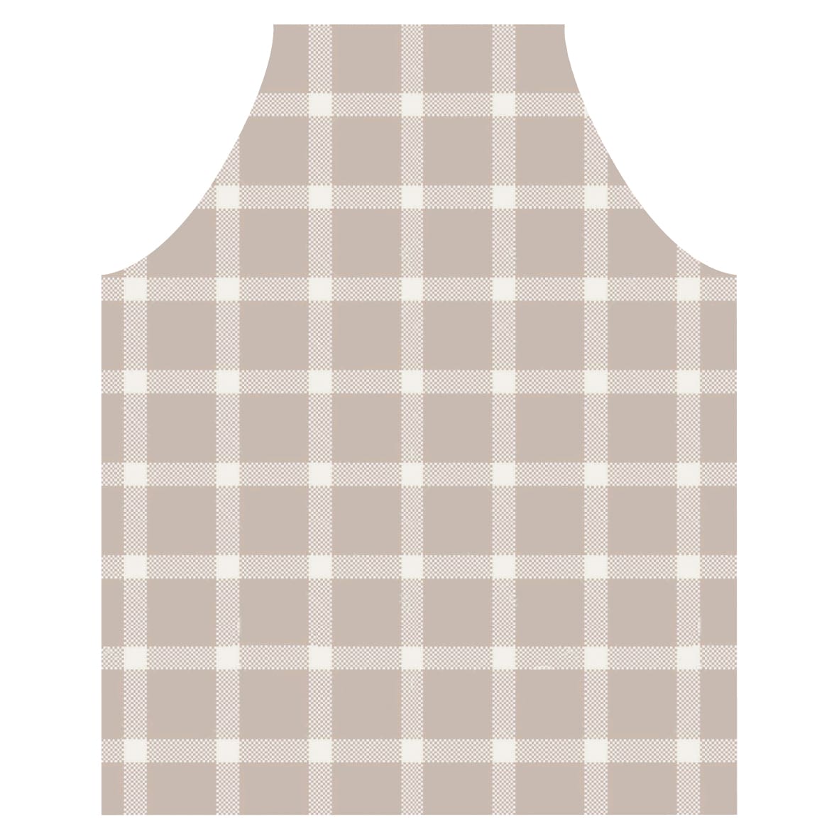 SOFT PLAID APRON