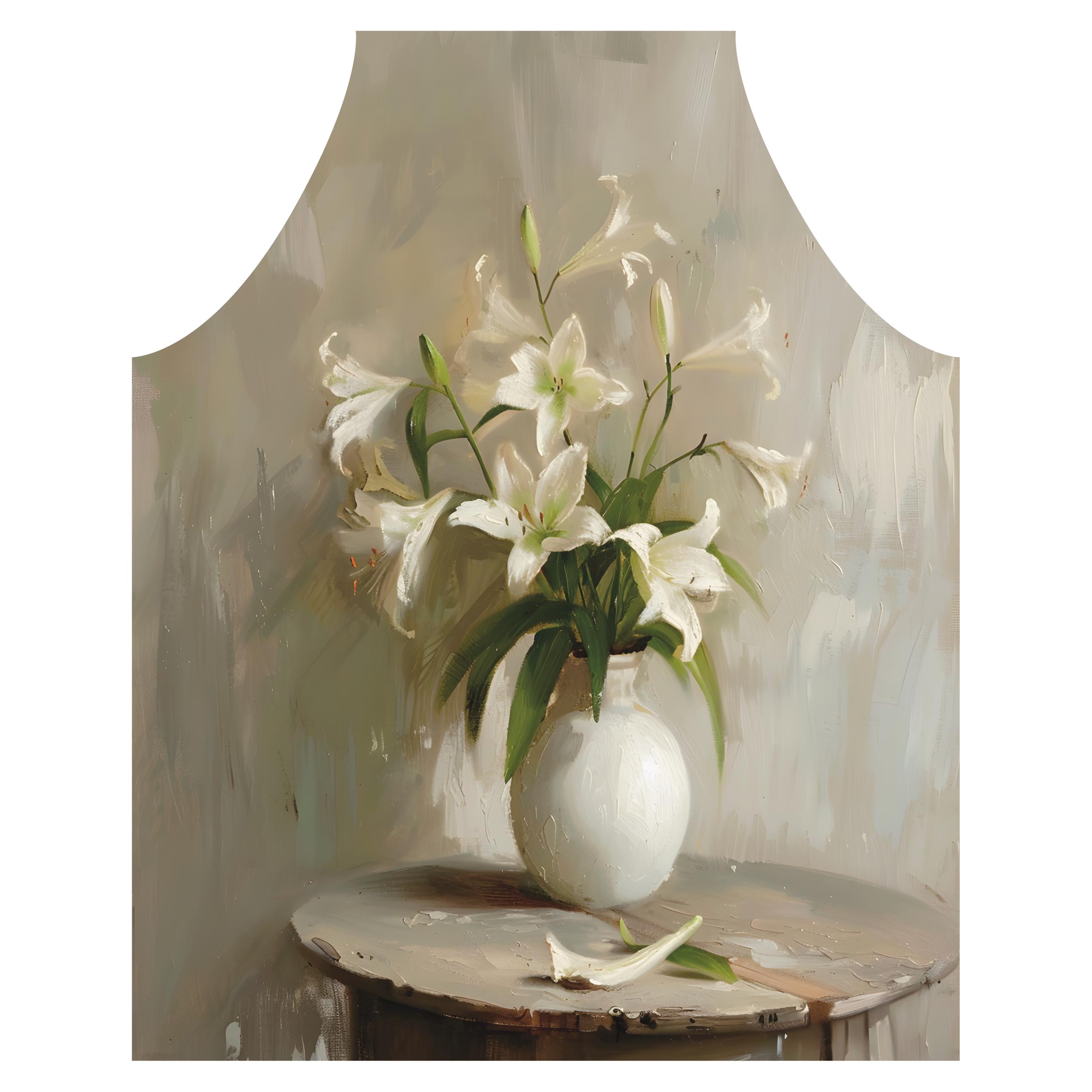 LILY VASE APRON