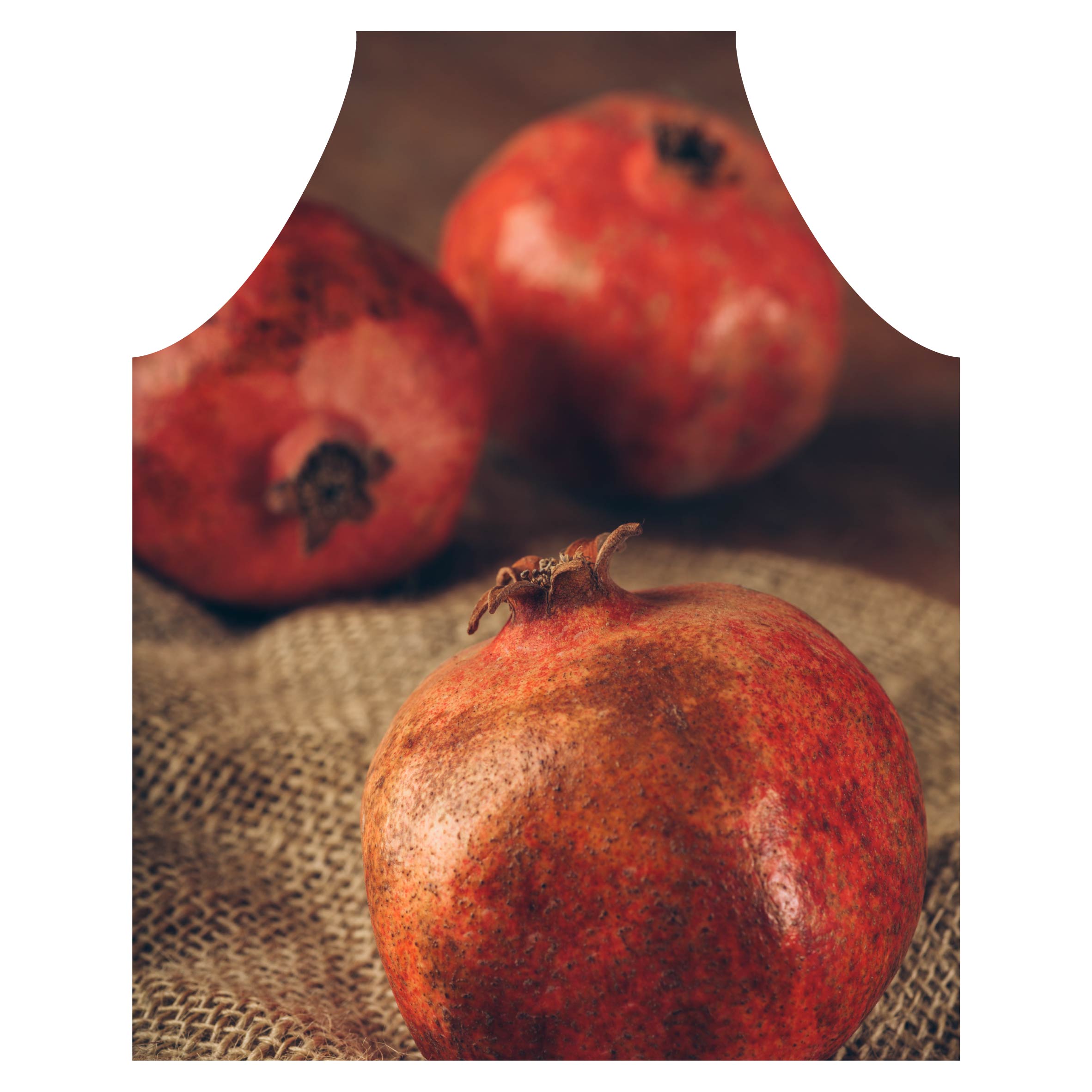 RUSTIC POMEGRANATE APRON