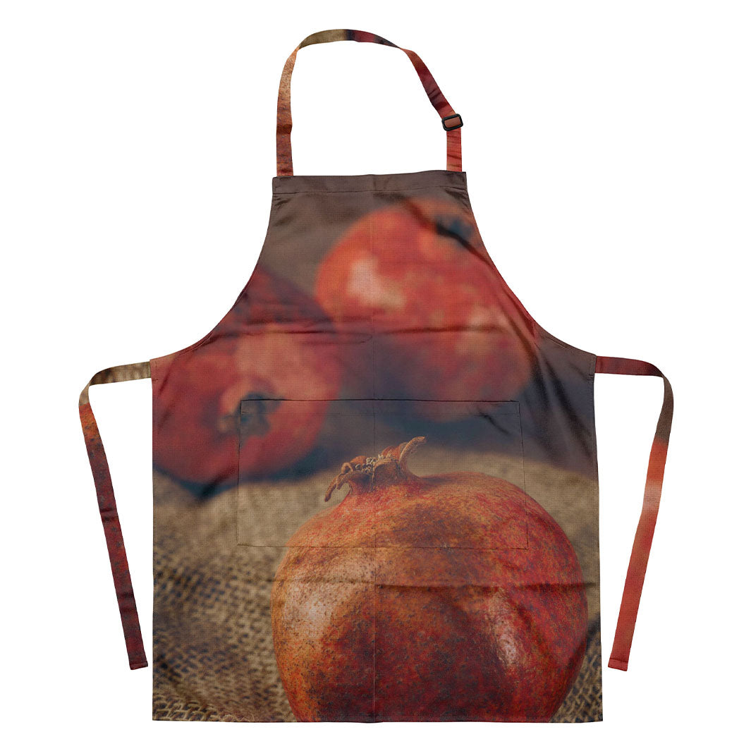 RUSTIC POMEGRANATE APRON