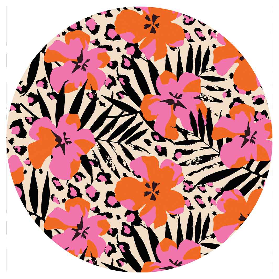 WILD BOTANICA ROUND CLOCK