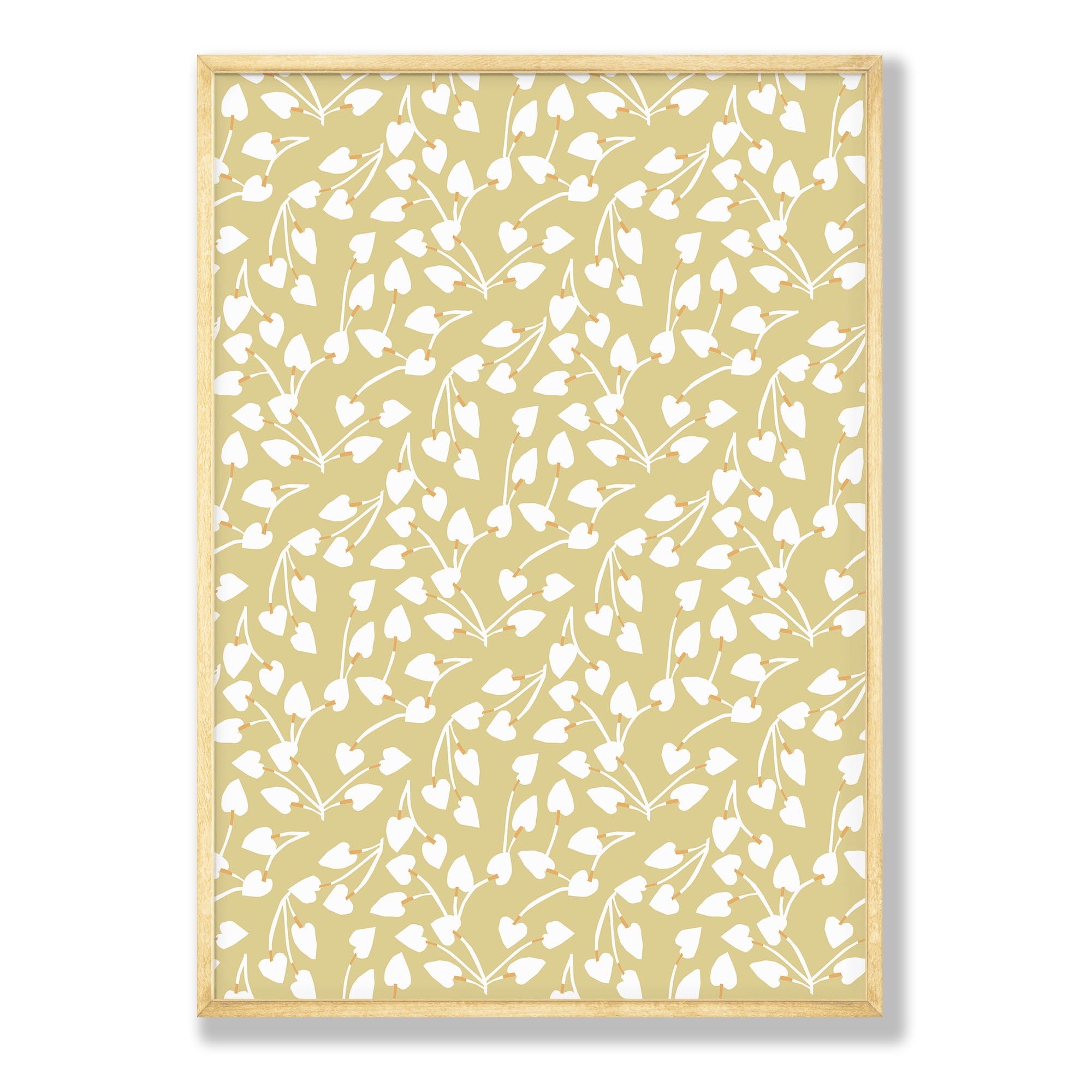 KIDS MEADOW LEAVES COMPOSITE FRAMED CANVAS