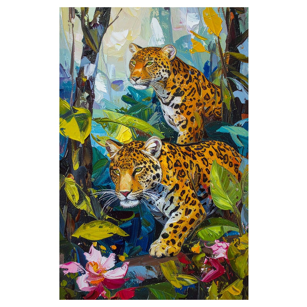 TROPICAL PARADISE BLOCK MOUNT CANVAS