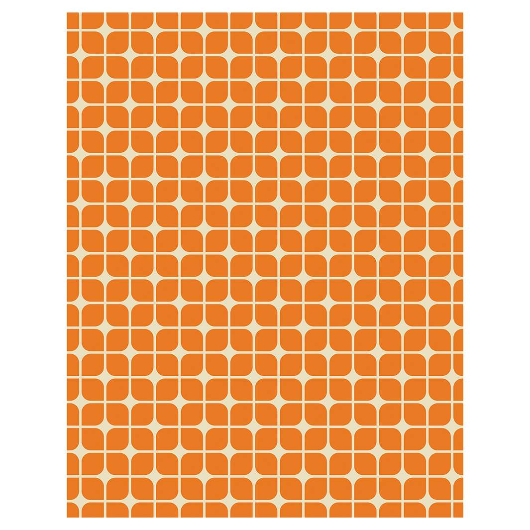 TANGERINE TILES FLEECE BLANKET