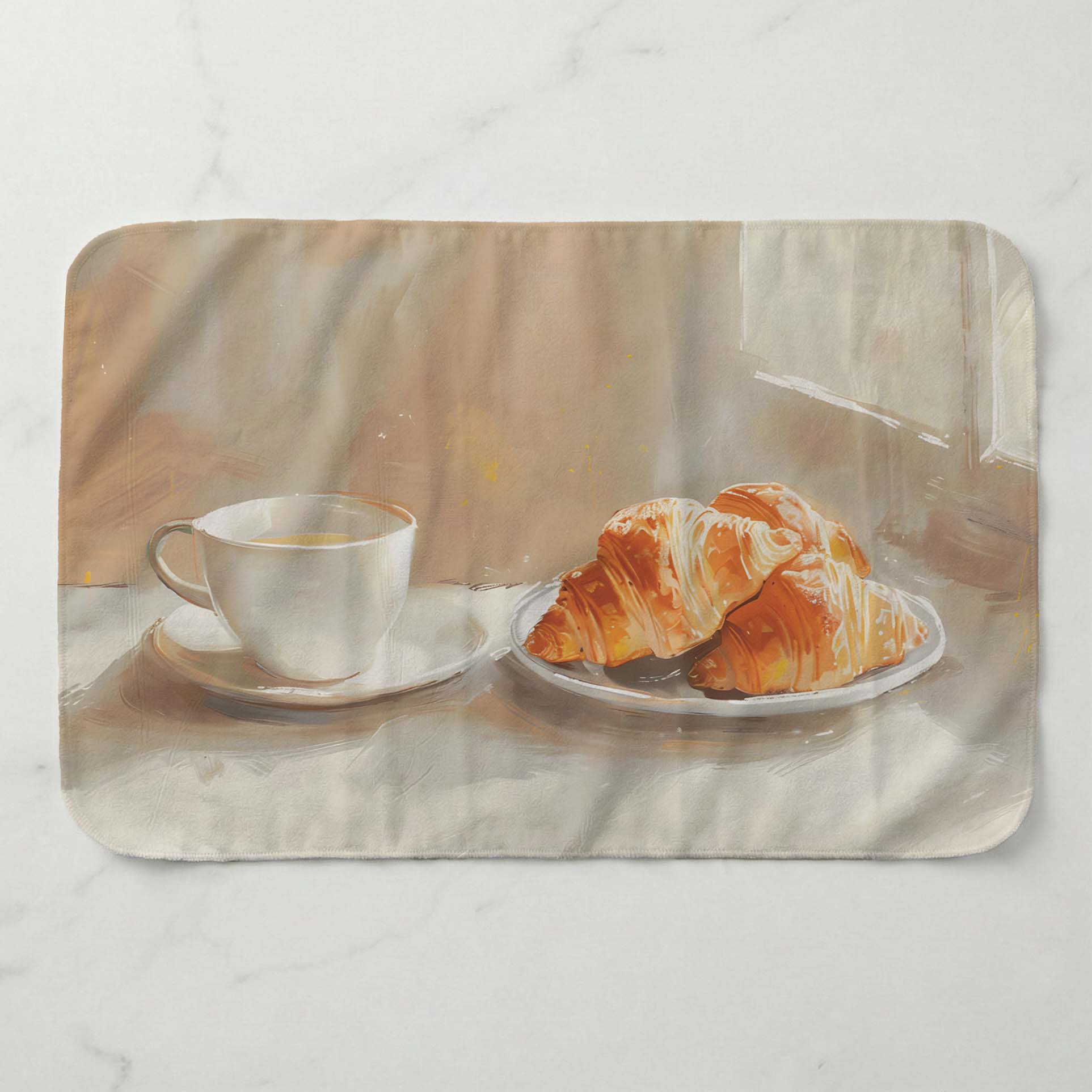 MORNING CROISSSANT KITCHEN TOWEL