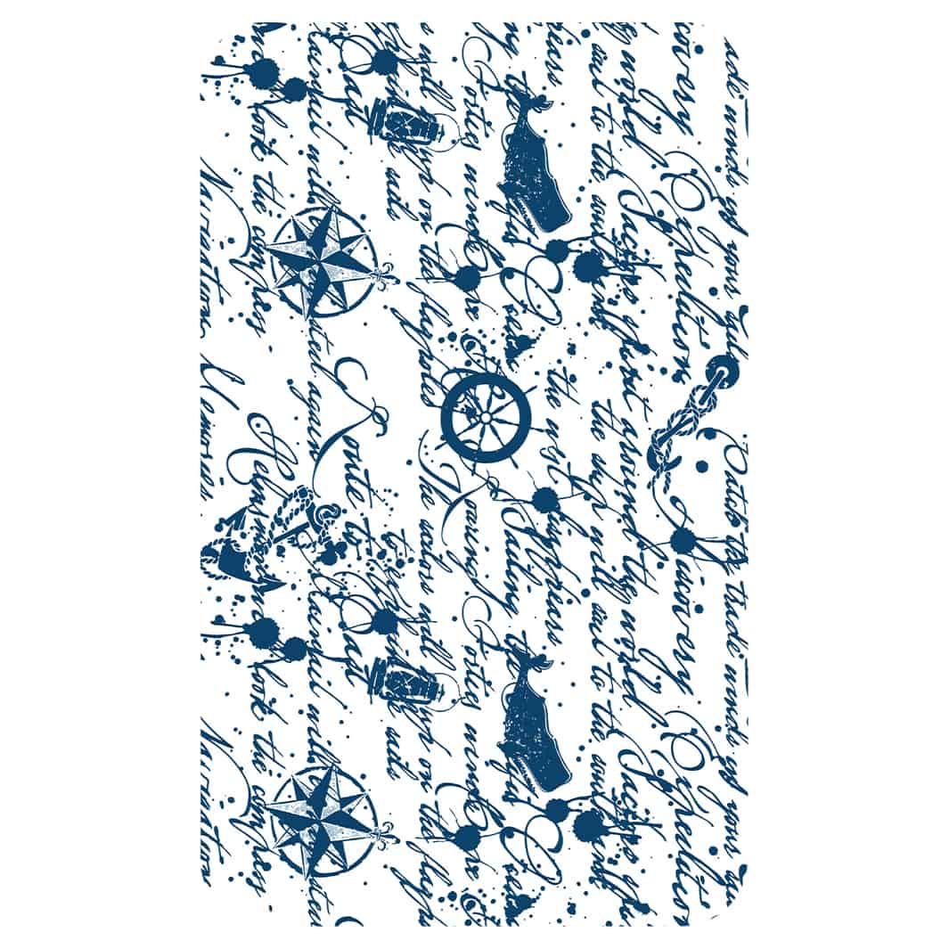 SAILOR'S SCRIPT KITCHEN TOWEL