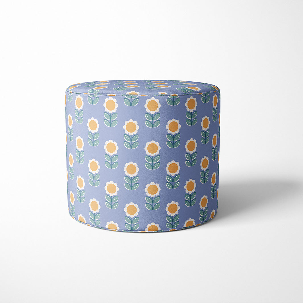 KIDS MEADOW FLOWER OTTOMAN