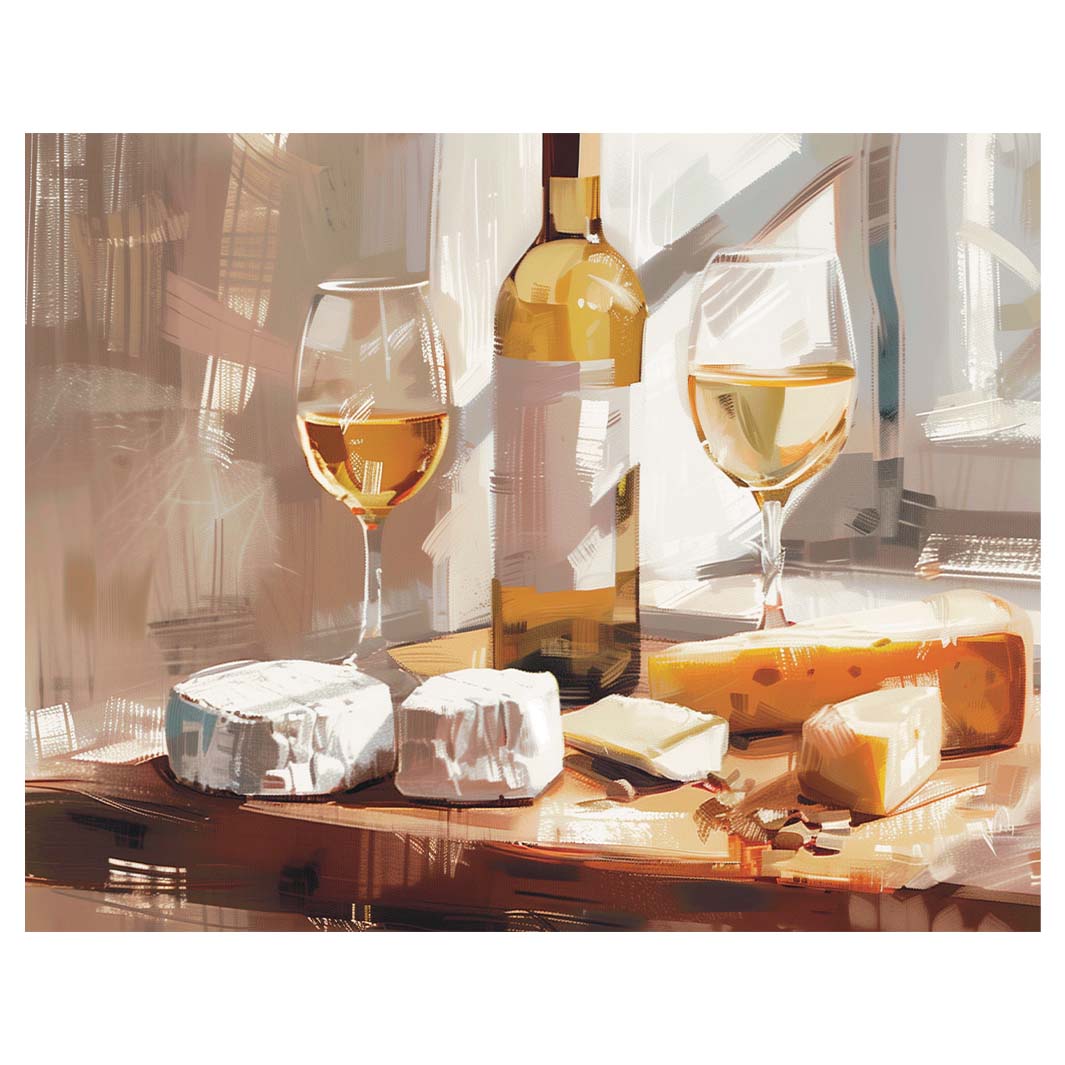 CHEESE AND WINE PLACEMAT