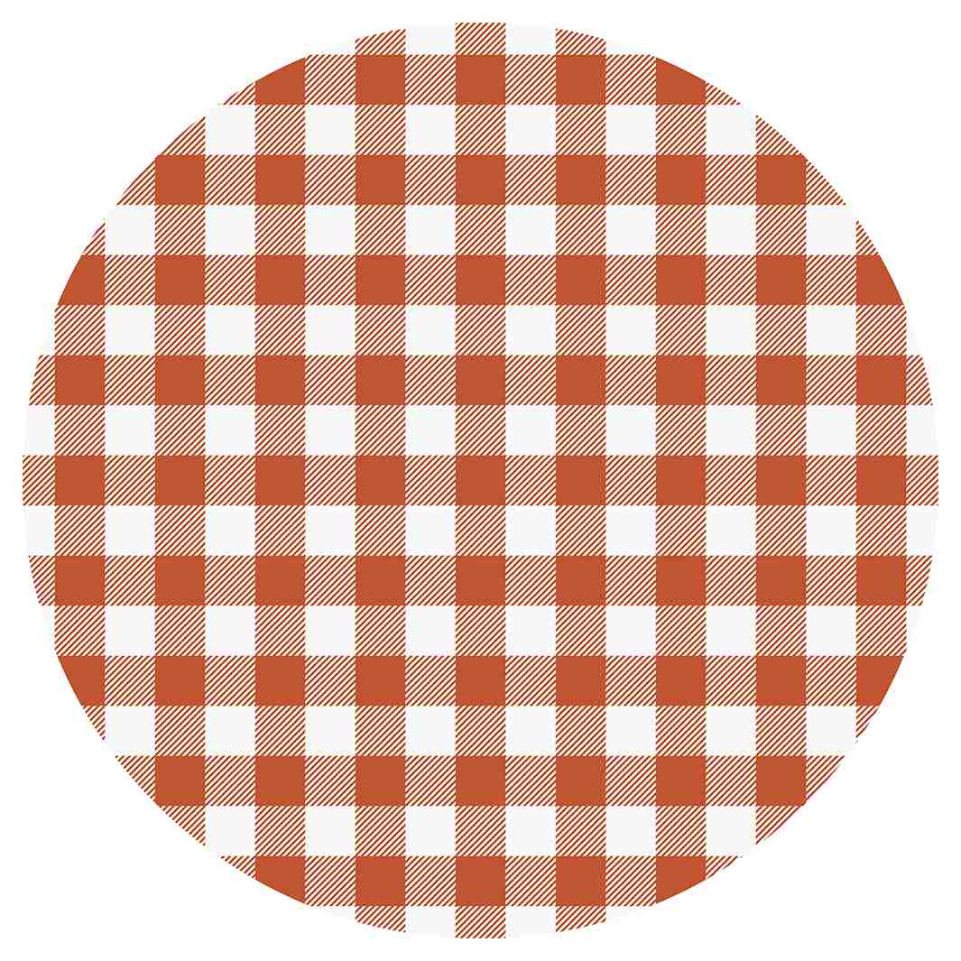 WOODLAND CHECK ROUND RUG