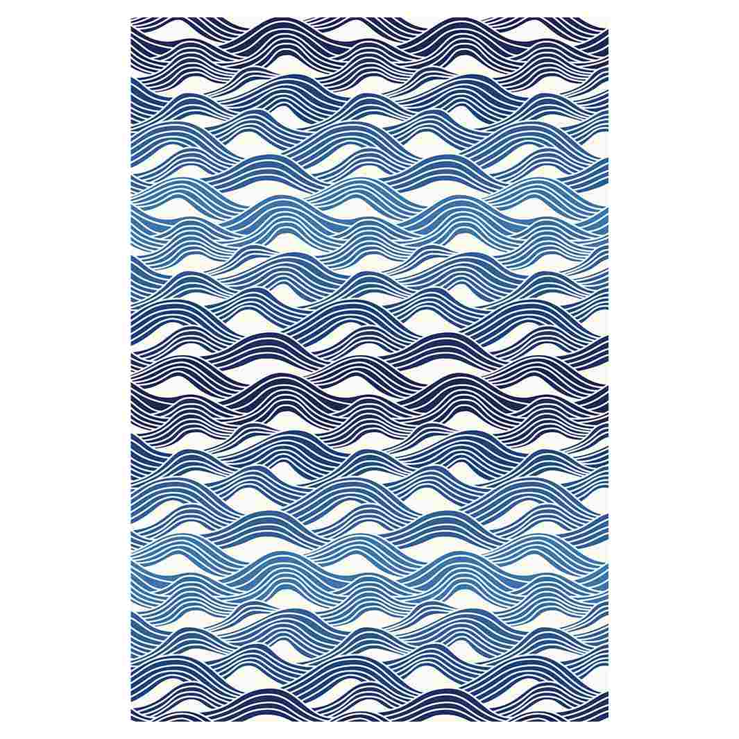 ROLLING WAVES RECTANGULAR RUG