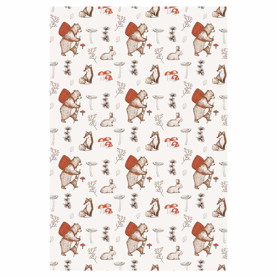 FOREST FRIENDS RECTANGULAR RUG