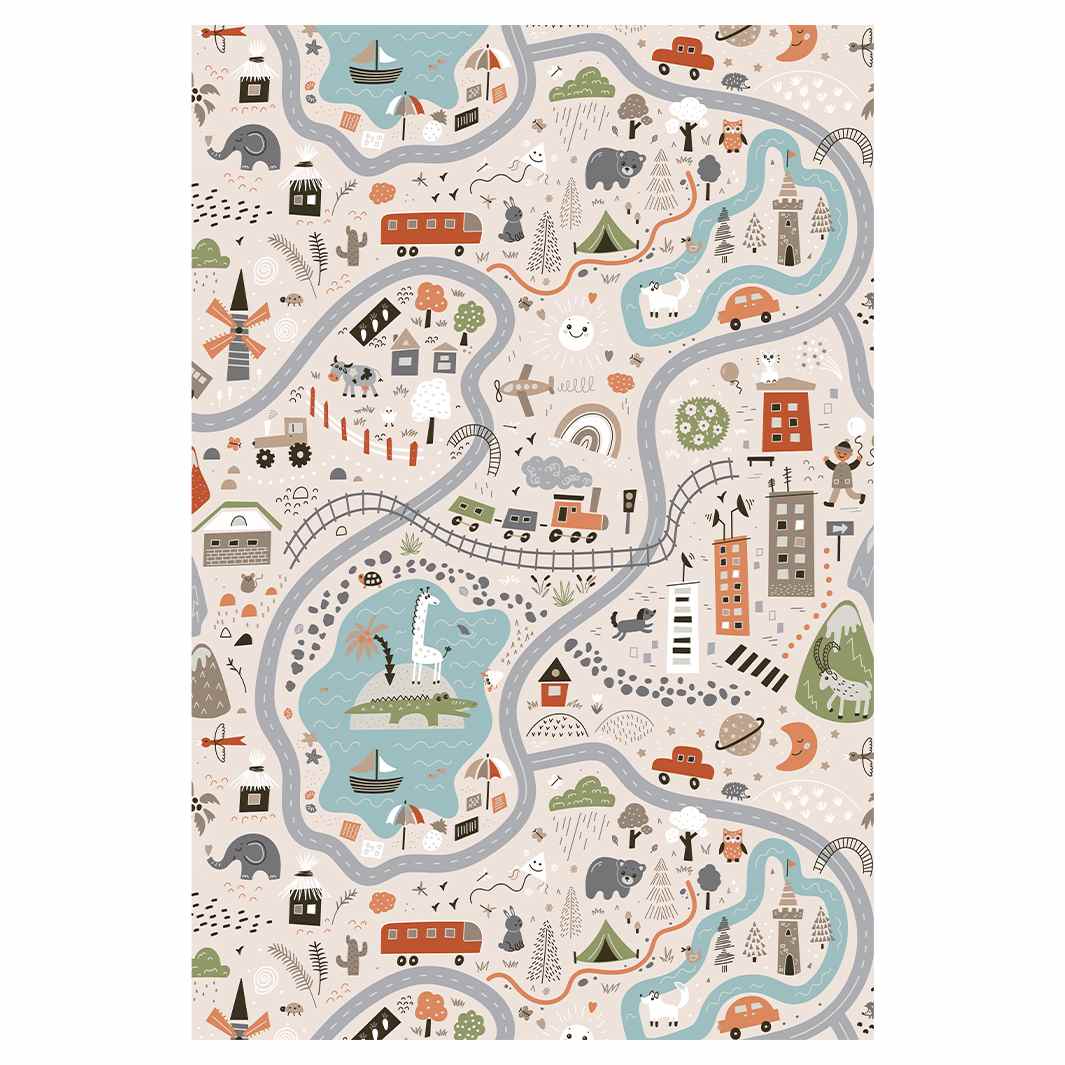 ADVENTURE TRAILS RECTANGULAR RUG