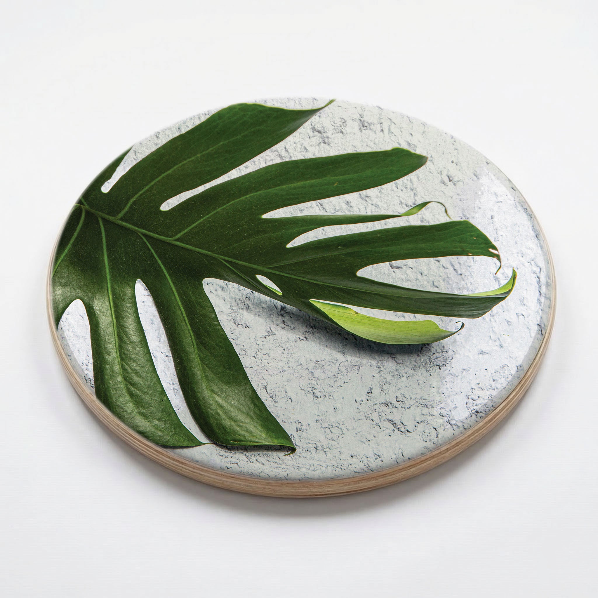 LEAVES GREEN MONSTERA LEAF CHEESEBOARD