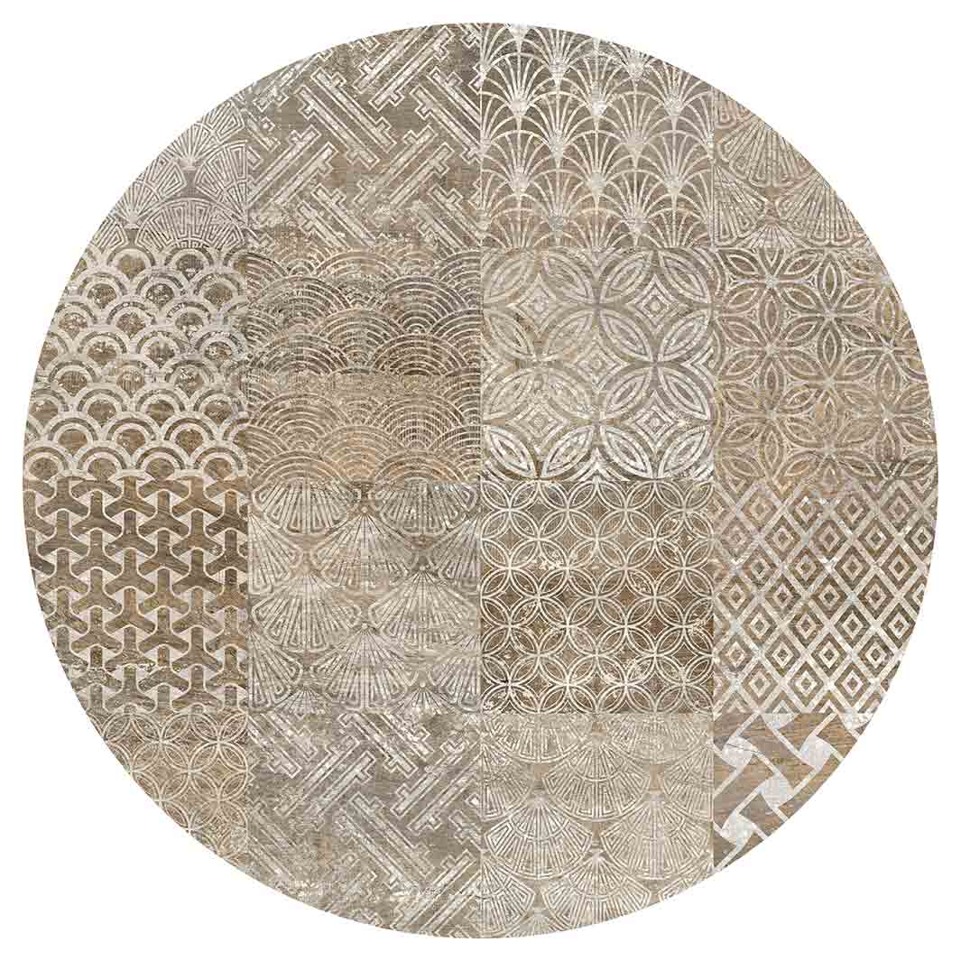PATTERN BROWN MODERN TILE NATURAL CHEESEBOARD