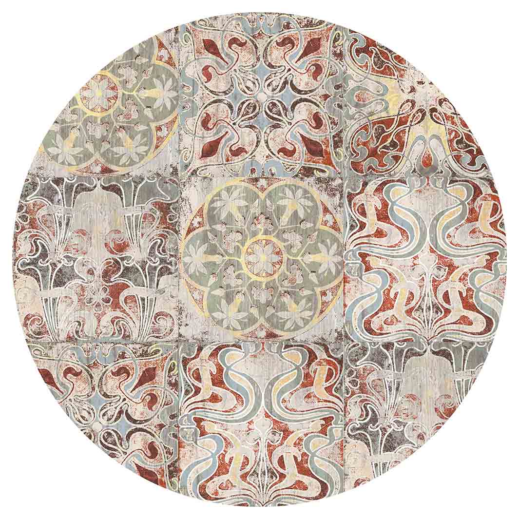 ANTIQUE FADED MOROCCAN TILE CHEESEBOARD