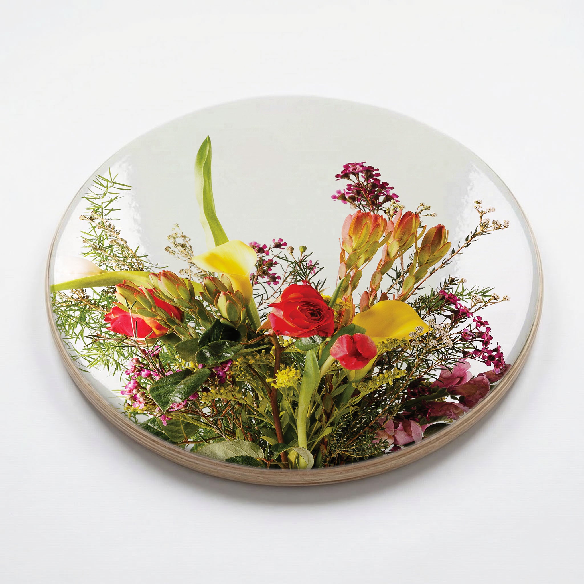 MIXED FLOWERS CHEESEBOARD
