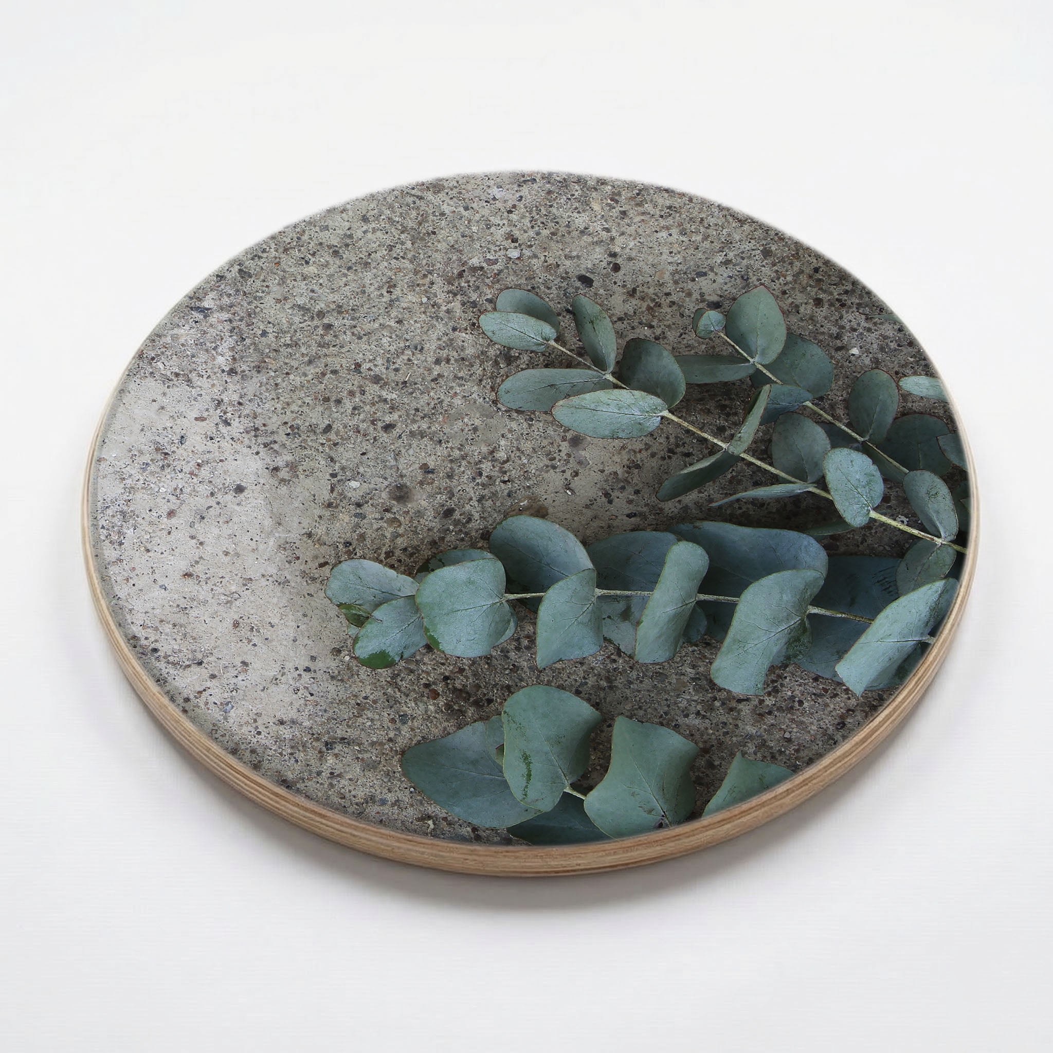 CONCRETE EUCALYPTUS LEAVES CHEESEBOARD