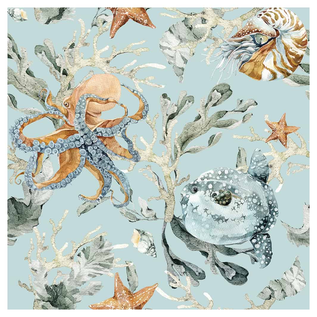 DEEPSEA DANCE SQUARE SCATTER CUSHION