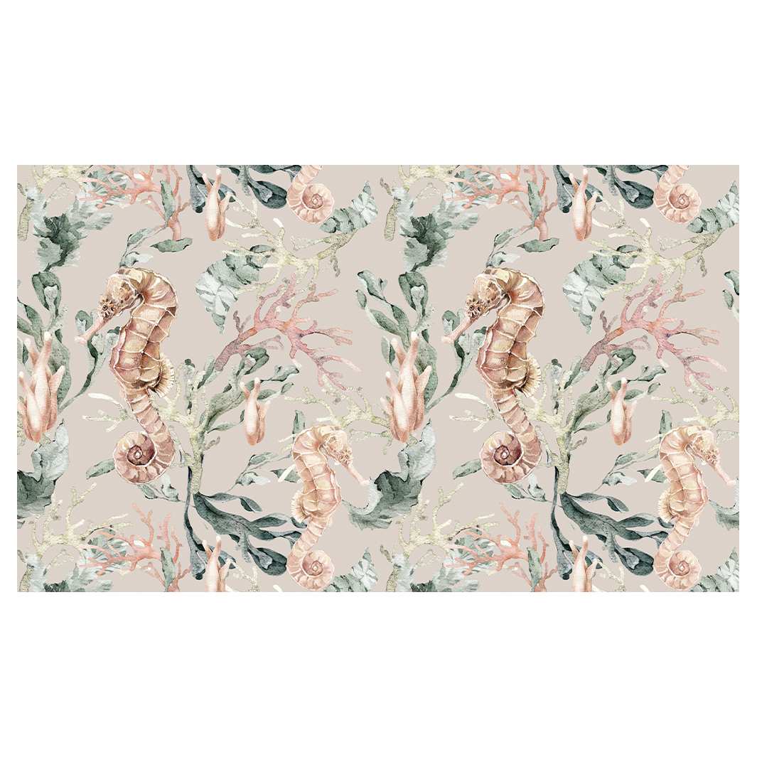 SEAHORSE SARANADE RECTANGULAR SCATTER CUSHION
