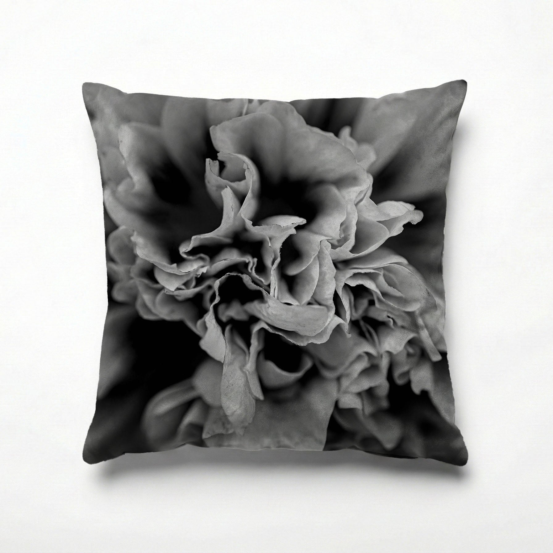 FLORAL BLACK AND WHITE PEONY SCATTER CUSHION
