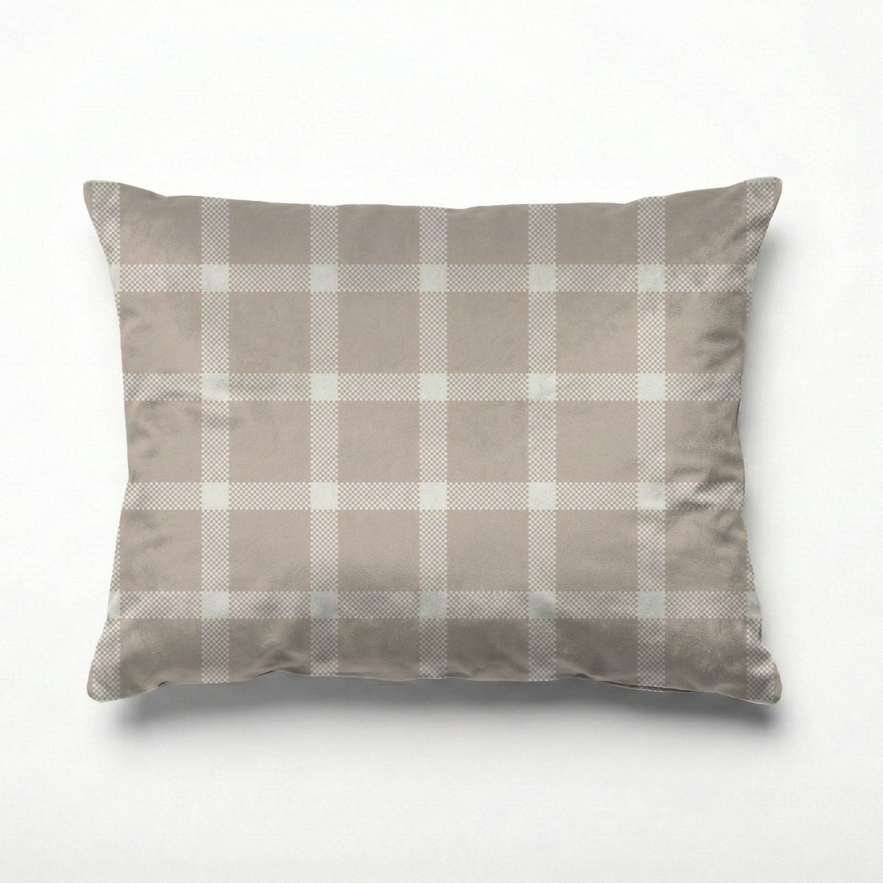 SOFT PLAID SCATTER CUSHION