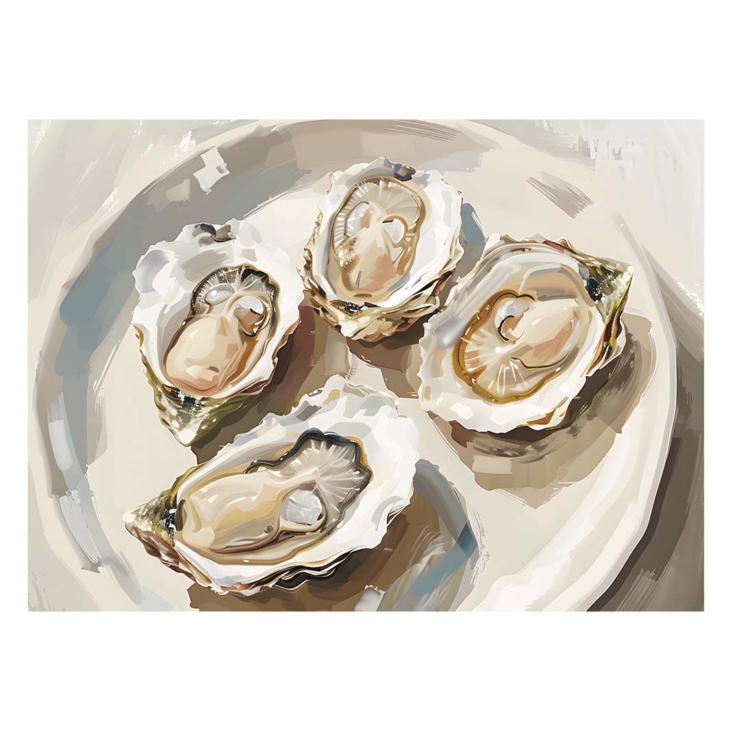 OYSTERS TEA TRAY