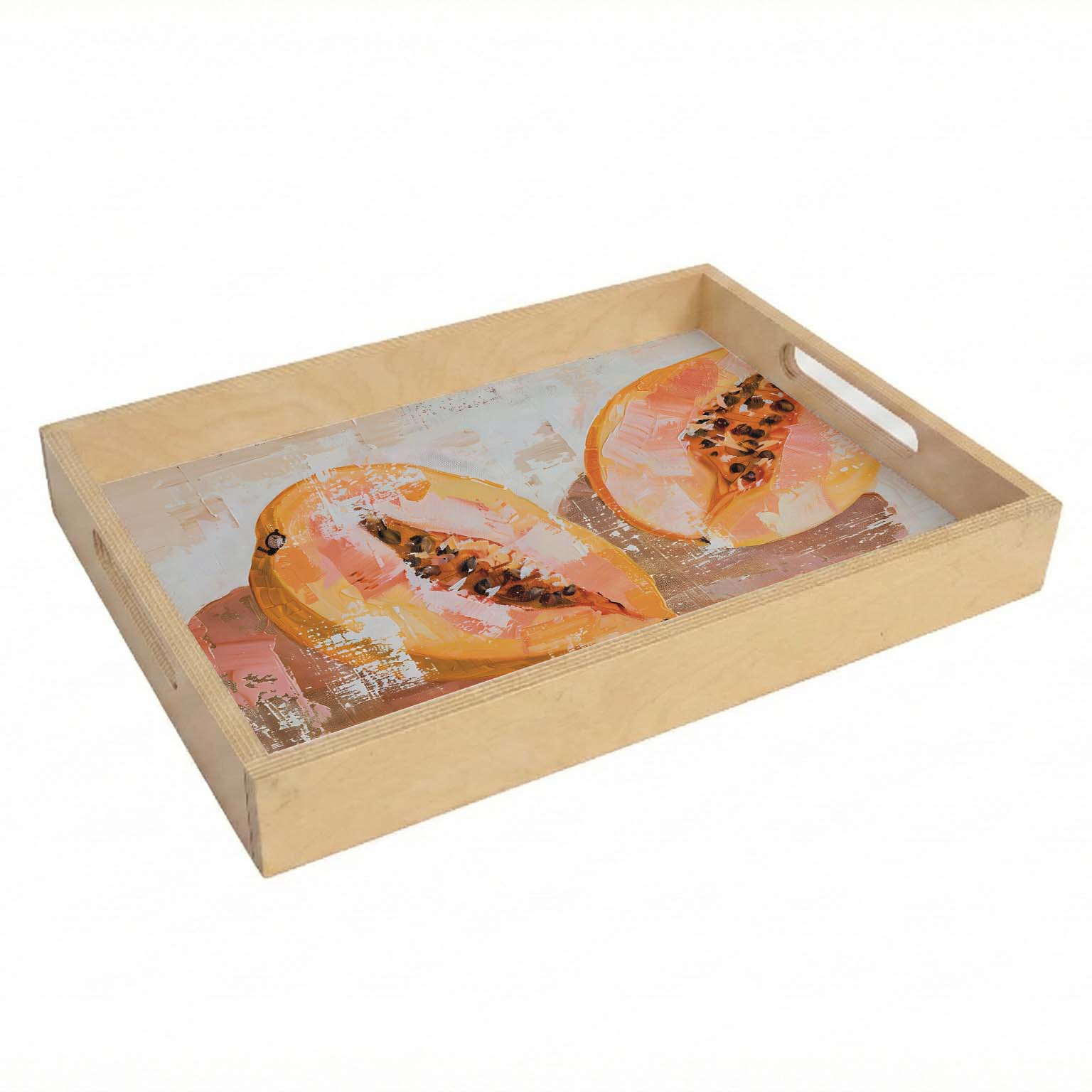 PAPAYA TEA TRAY