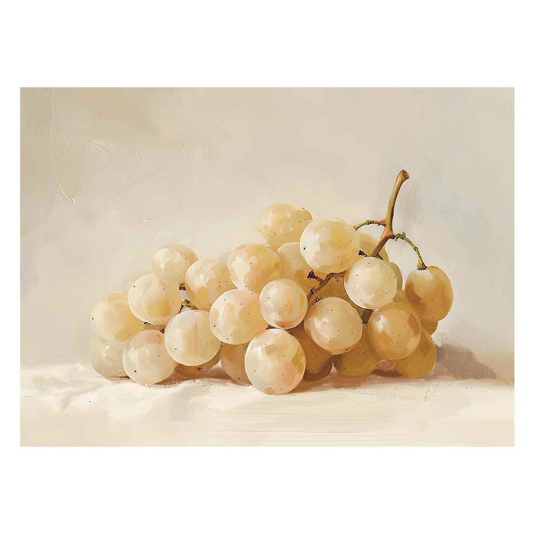WHITE GRAPES TEA TRAY