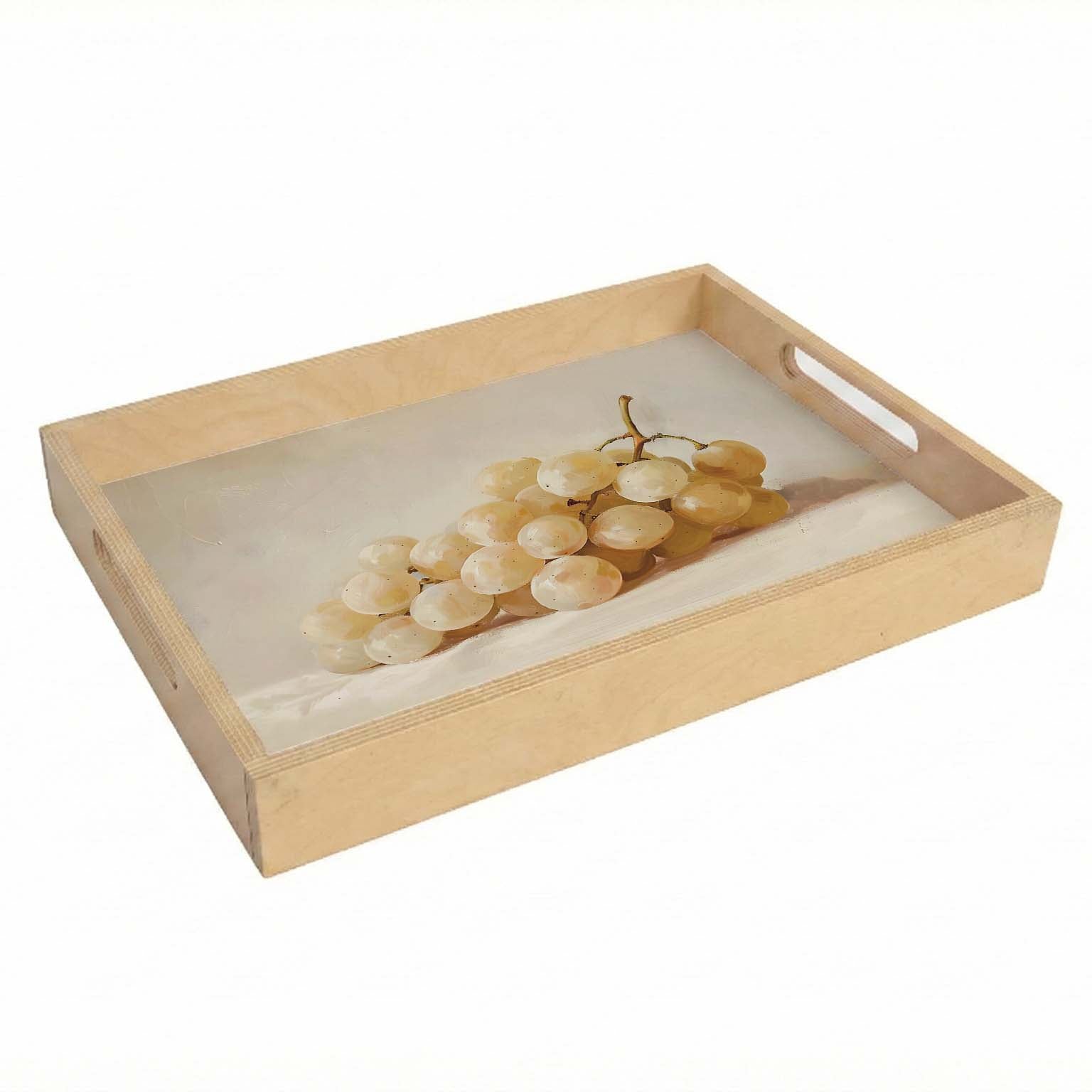 WHITE GRAPES TEA TRAY