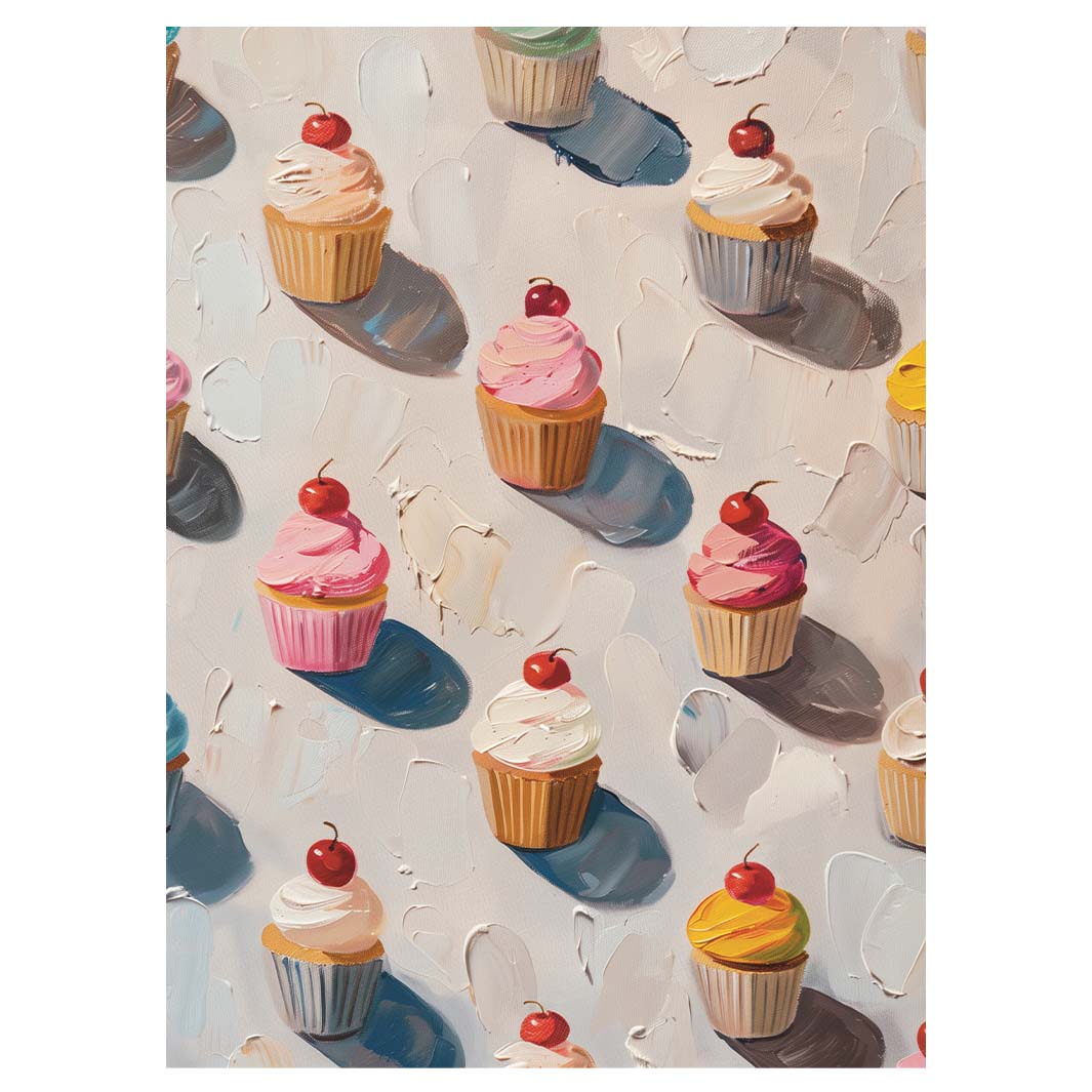 CUPCAKES TEA TOWEL