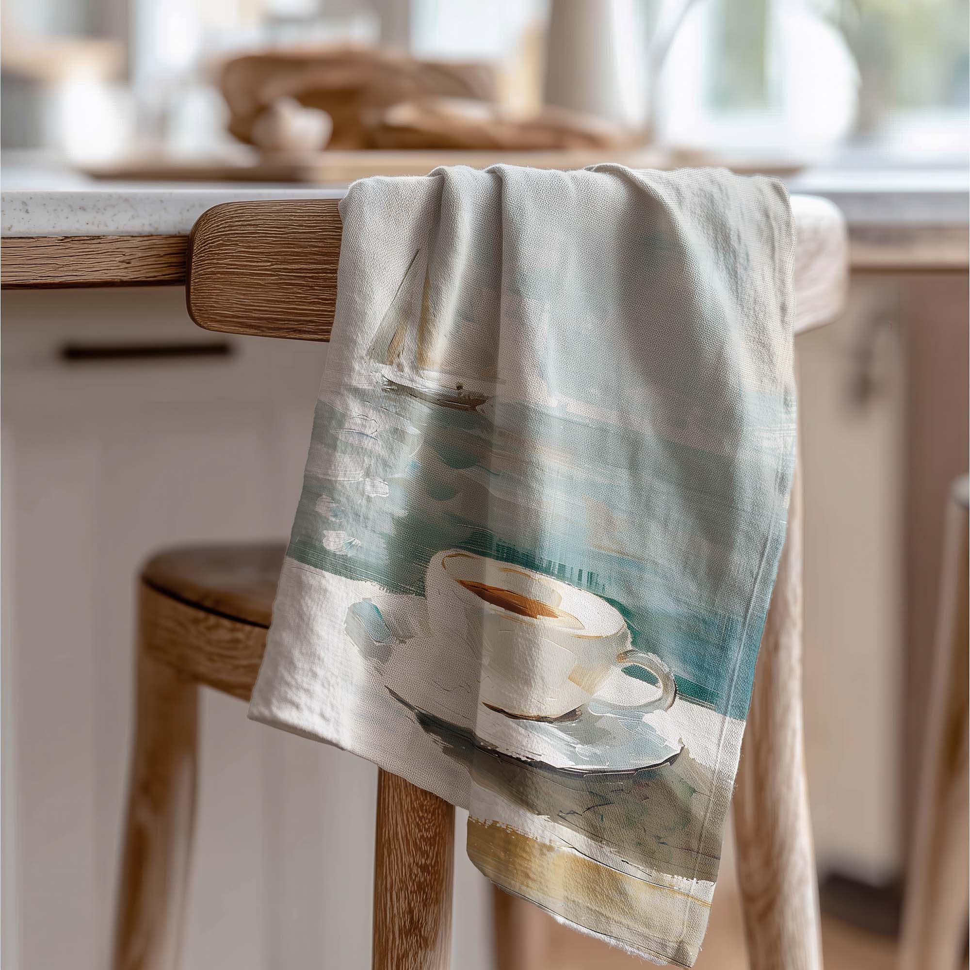 SEASIDE COFFEE TEA TOWEL
