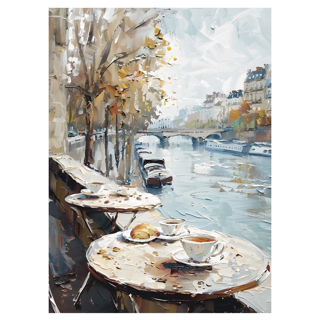 CANAL CAFE TEA TOWEL