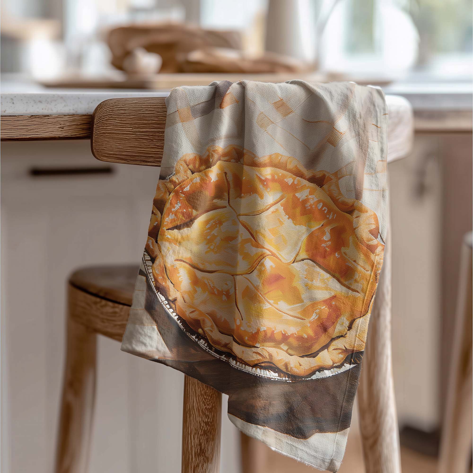 PICNIC PIE BEIGE TEA TOWEL