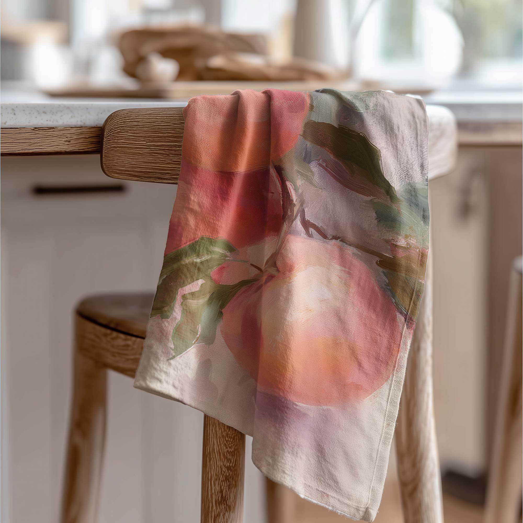 SUMMER PEACHES TEA TOWEL