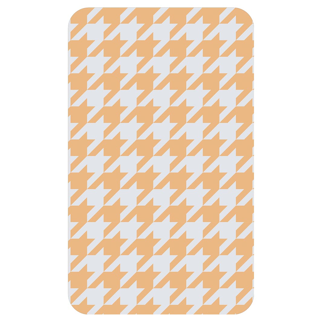 HOUNDSTOOTH MUSTARD KITCHEN TOWEL