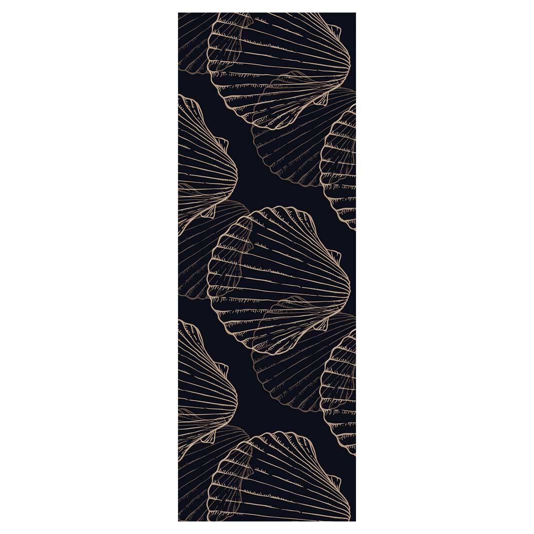 PATTERN DARK NAVY SHELL RUNNER RUG