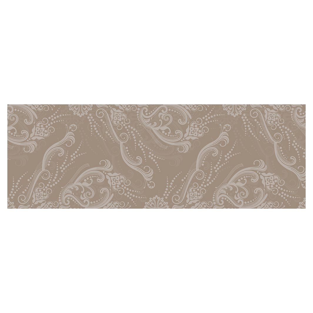 CLASSIC BROWN RICH ORNAMENT PATTERN RUNNER RUG