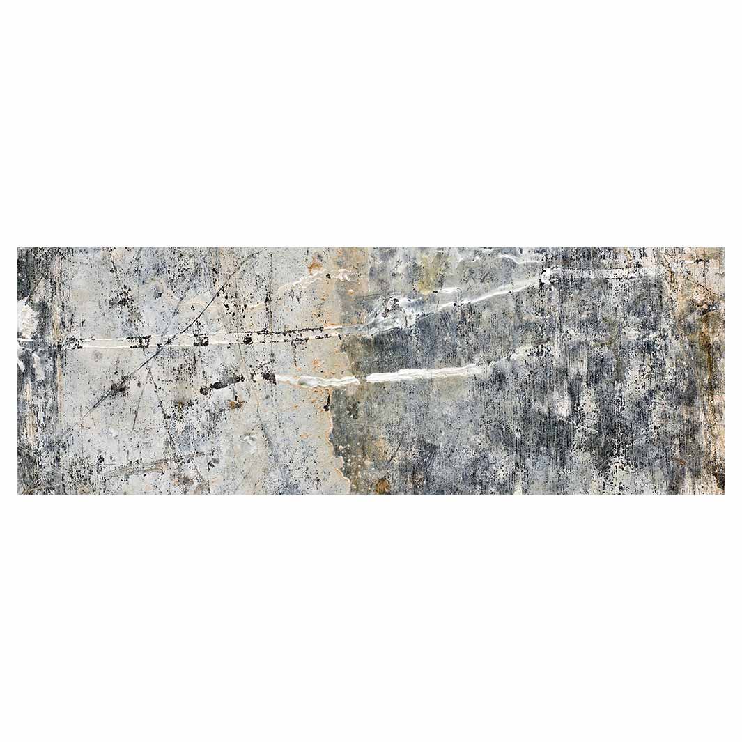 CONTEMPORARY CONCRETE GREY DISTRESSED RUNNER RUG