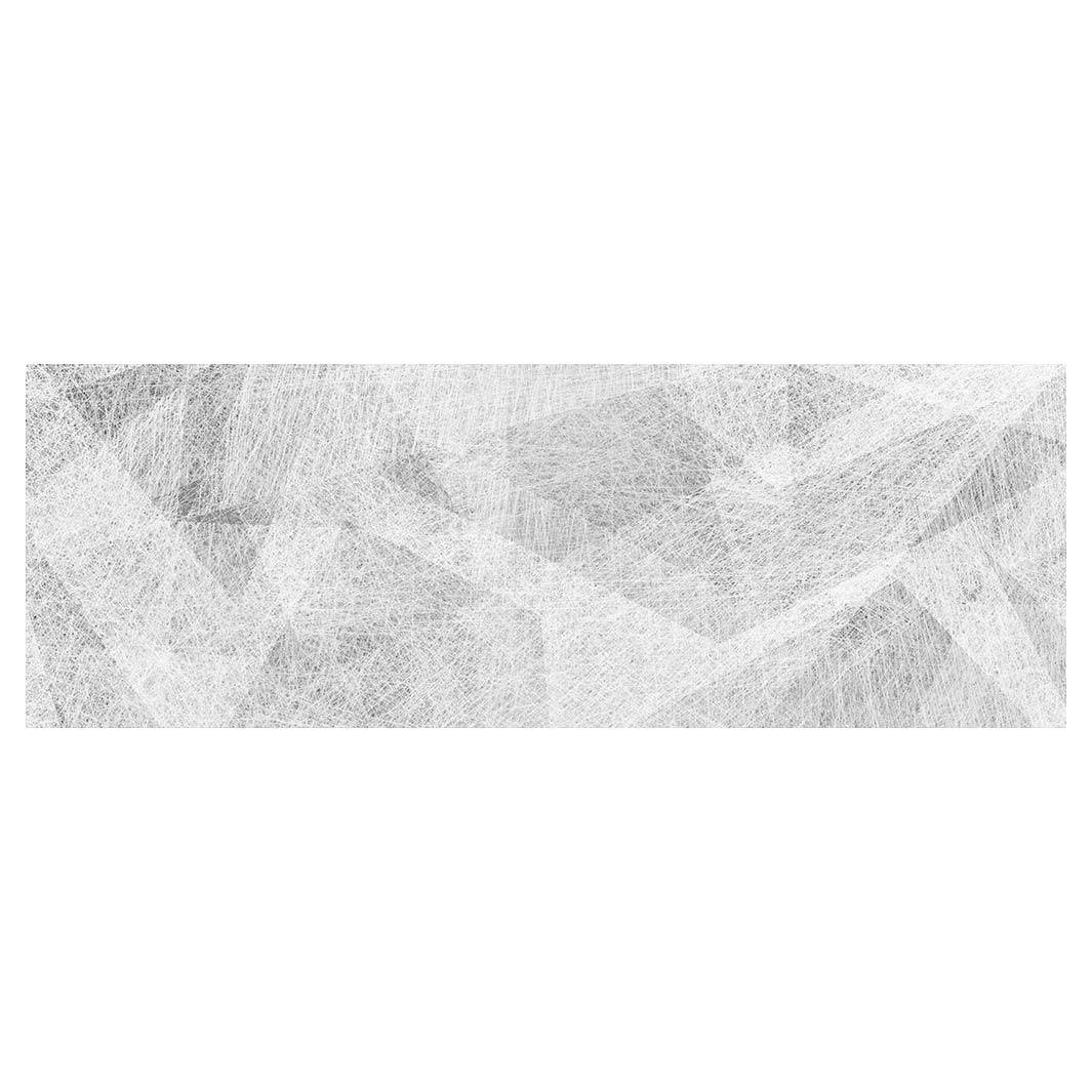 CONTEMPORARY GREY LIGHT FINE LINES RUNNER RUG