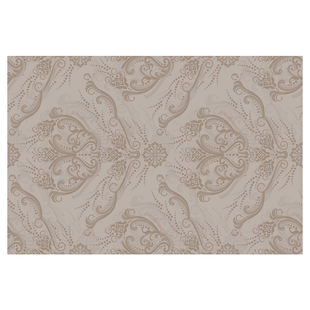 CLASSIC BEIGE RICH ORNAMENT PATTERN RECTANGULAR RUG