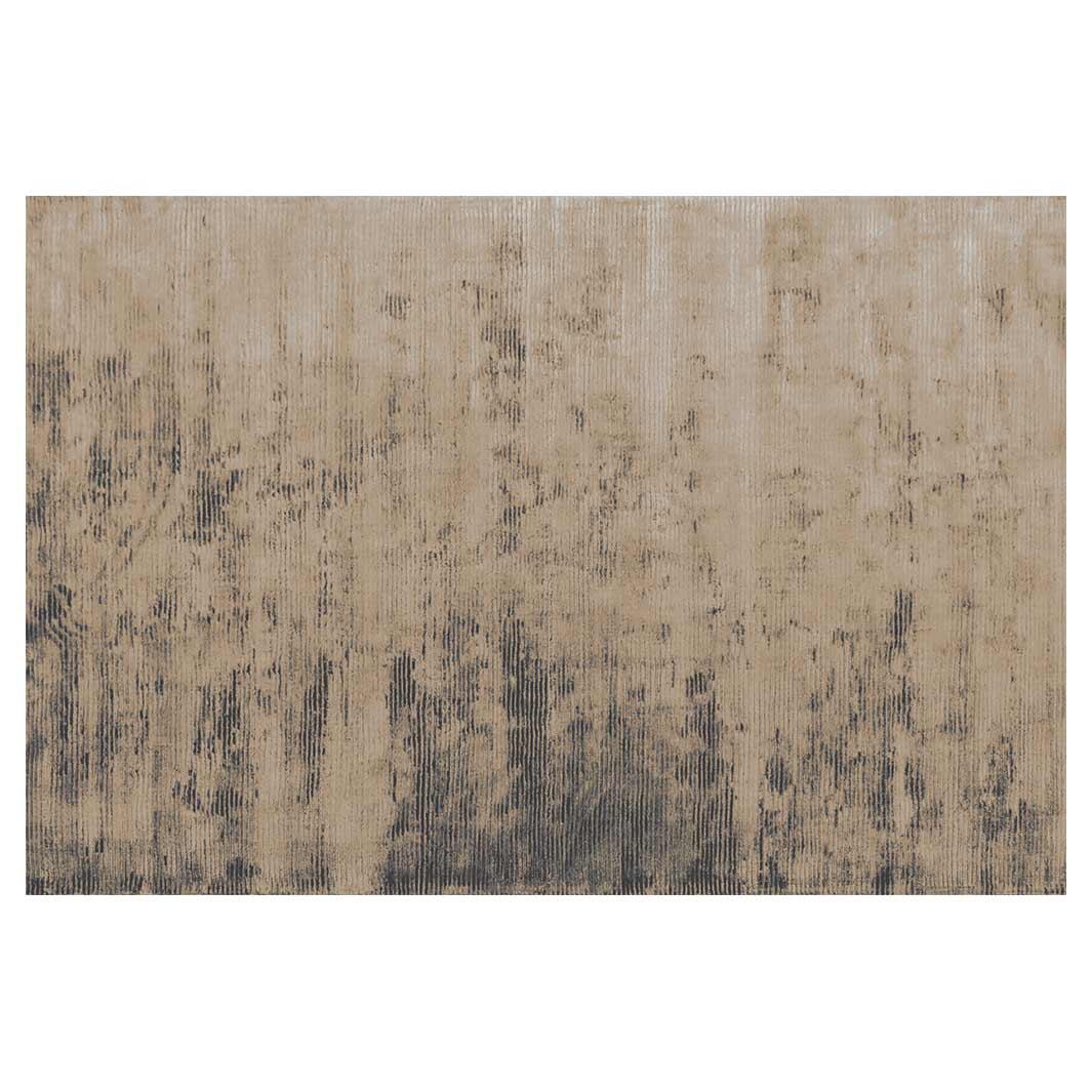 CONTEMPORARY SAND BEIGE DUNE MIRAGE RECTANGULAR RUG