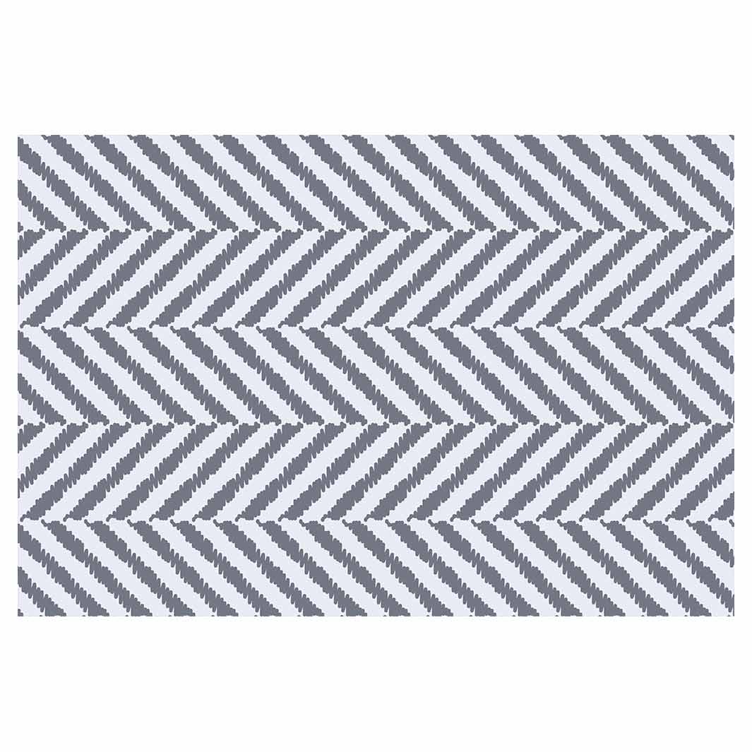 CONTEMPORARY BLUE GREY TONED SIMPLISTIC LINES RECTANGULAR RUG