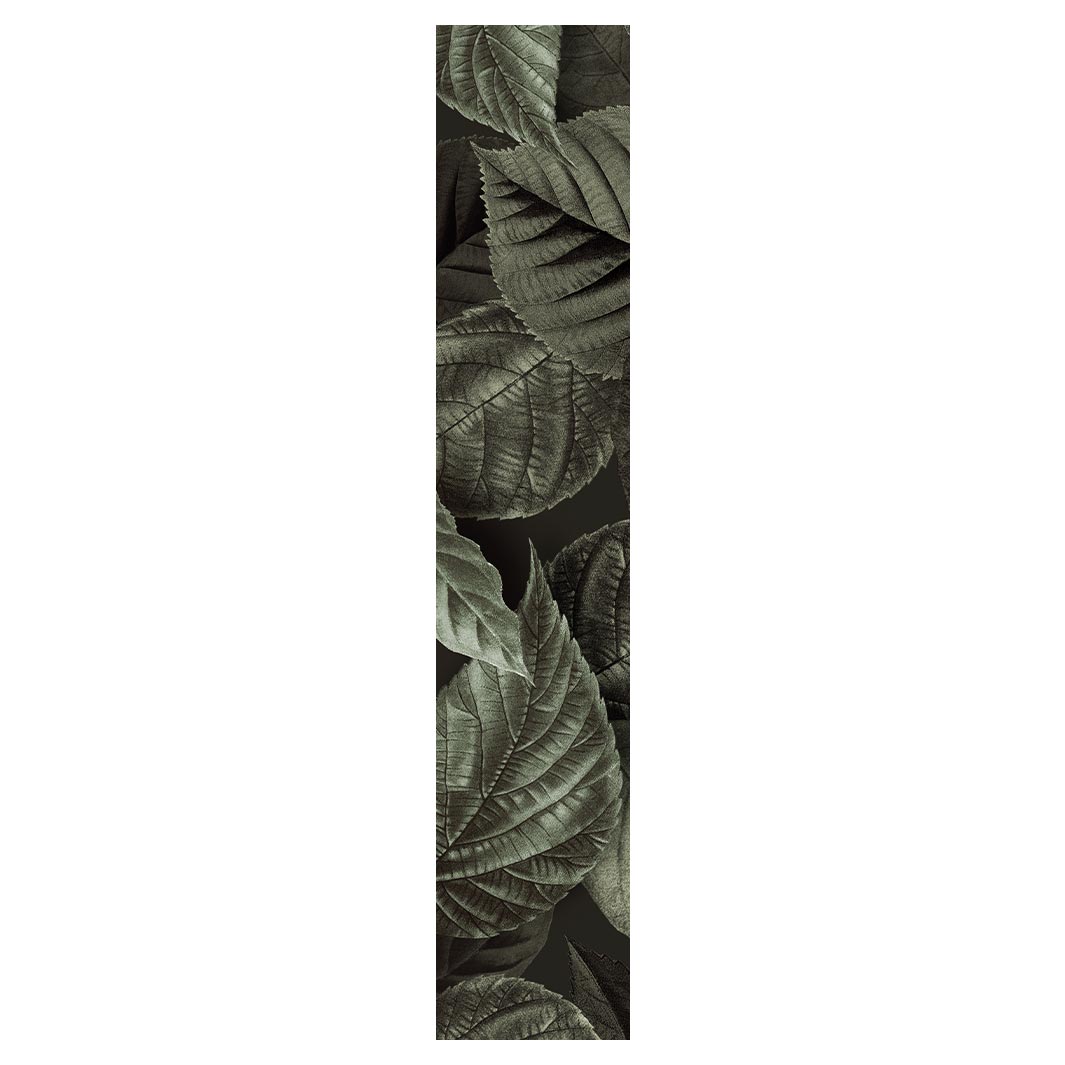 LEAVES GREEN MONOCHROMATIC LEAVES TABLE RUNNER